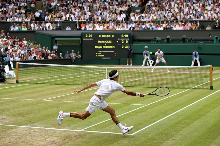 Federer at Wimbledon: Tennis Grand Slam
