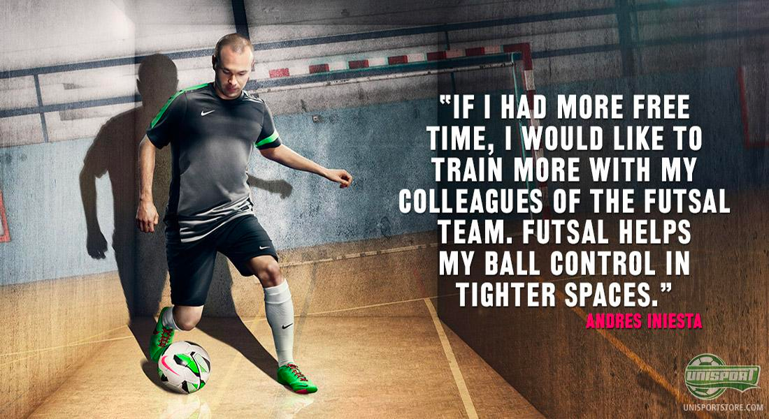 Futsal shaped Iniesta's career